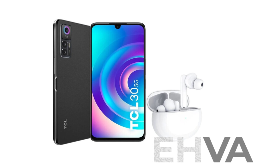 TCL 10501018 30 Smart Phone 5G W/S600 Buds - Black - ORP $599 - Brand New