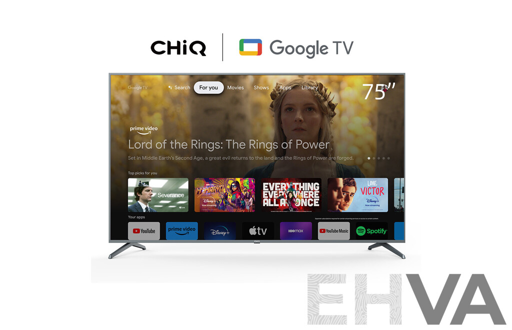 ChiQ 75-inch U75F8TG 4K UHD LED Google TV - RRP $1,195 - Brand New