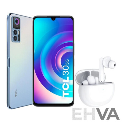 TCL 10501018 30 Smart Phone 5G W/S600 Buds - Blue - ORP $599 - Brand New