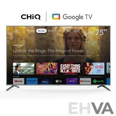 ChiQ 75-inch U75F8TG 4K UHD LED Google TV - RRP $1,195 - Brand New