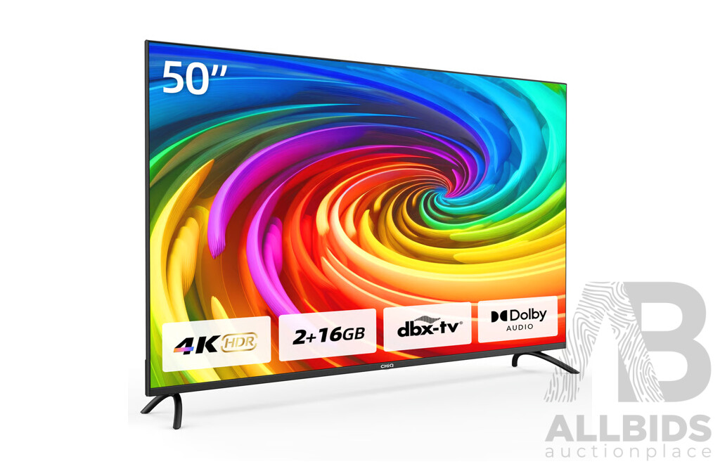 ChiQ 50-inch U50G7PG 4K UHD LED Google TV - ORP $799 - Brand New