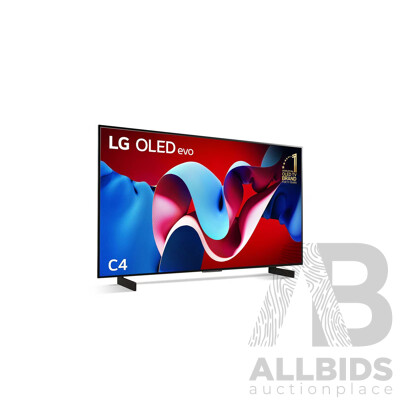 LG 48-inch OLED EVO C4 4K UHD Smart TV - OLED48C4PSA - ORP $2,499 - Brand New