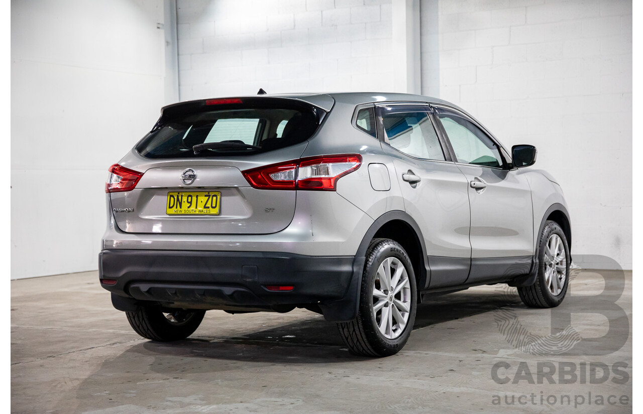 11/2014 Nissan Qashqai ST (4x2) J11 4d Wagon Gun Metallic 2.0L