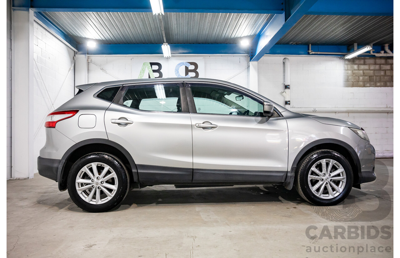 11/2014 Nissan Qashqai ST (4x2) J11 4d Wagon Gun Metallic 2.0L