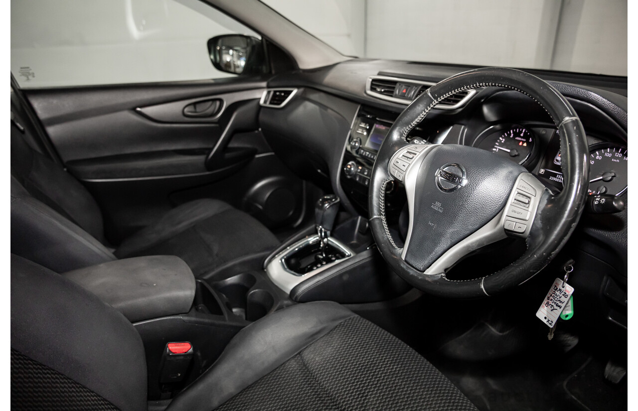 11/2014 Nissan Qashqai ST (4x2) J11 4d Wagon Gun Metallic 2.0L