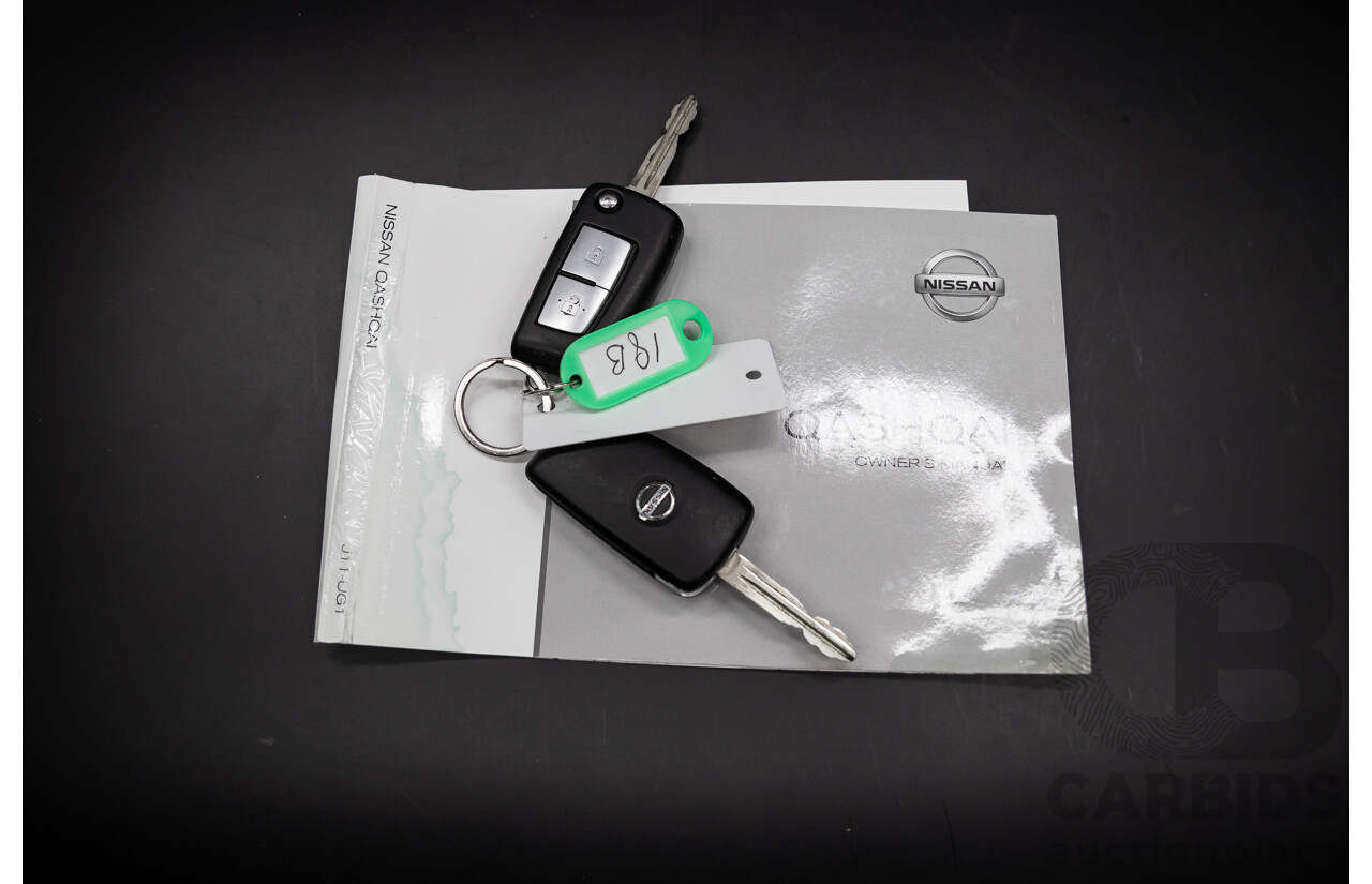 11/2014 Nissan Qashqai ST (4x2) J11 4d Wagon Gun Metallic 2.0L