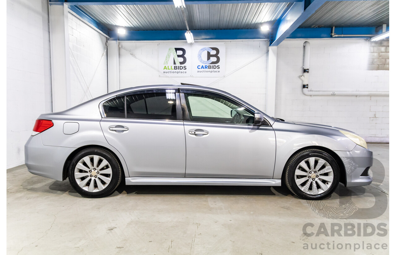 1/2012 Subaru Liberty 3.6R Premium MY12 4d Sedan Ice Silver Metallic 3.6L