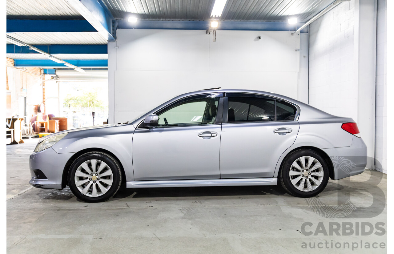 1/2012 Subaru Liberty 3.6R Premium MY12 4d Sedan Ice Silver Metallic 3.6L
