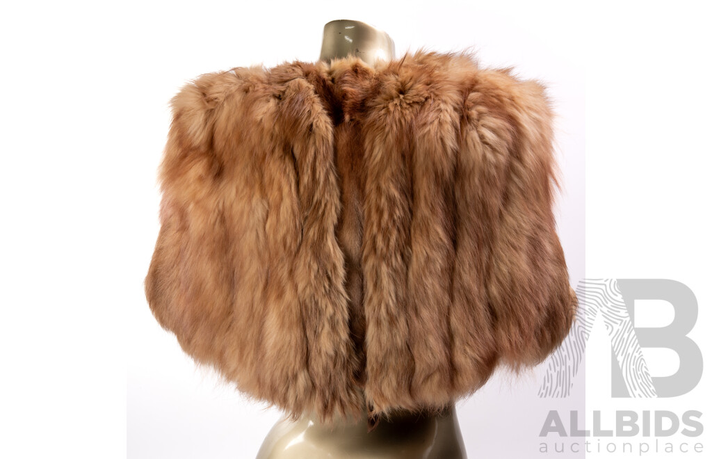 Vintage Childs Fur Cape by Finchley Sydney