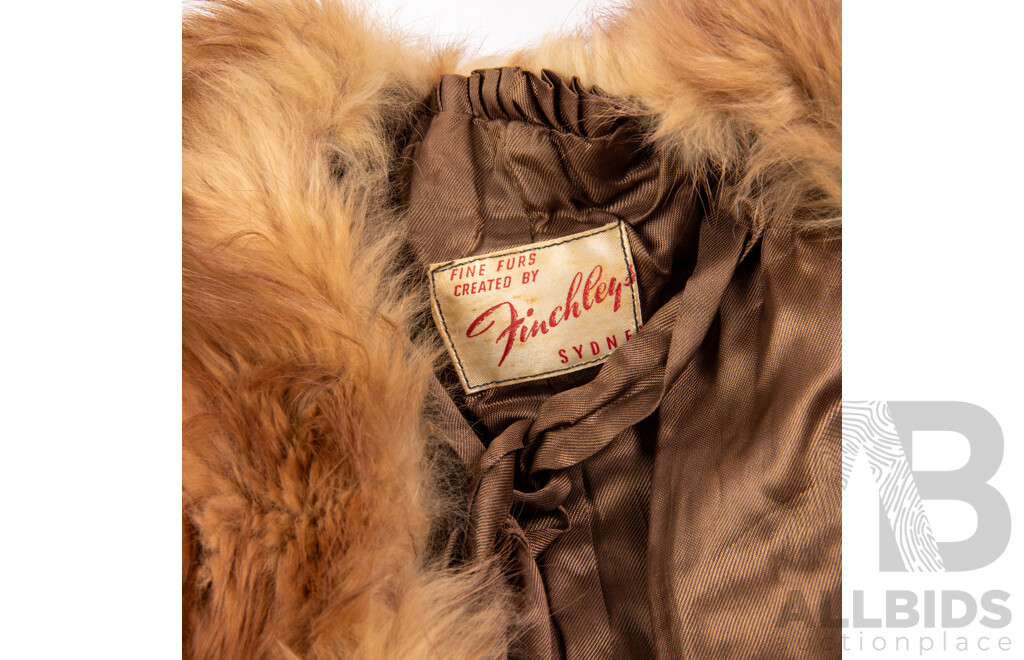 Vintage Childs Fur Cape by Finchley Sydney