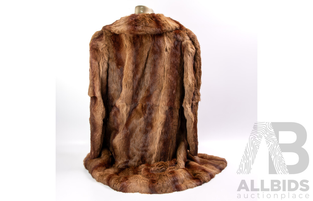 Vintage Soft Fur Three Quarters Length Coat