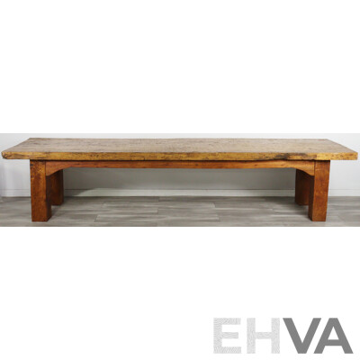 Large Rustic River Gum Banquet Table