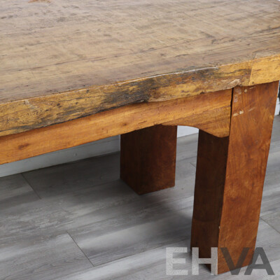 Large Rustic River Gum Banquet Table