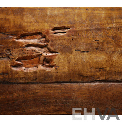 Large Rustic River Gum Banquet Table