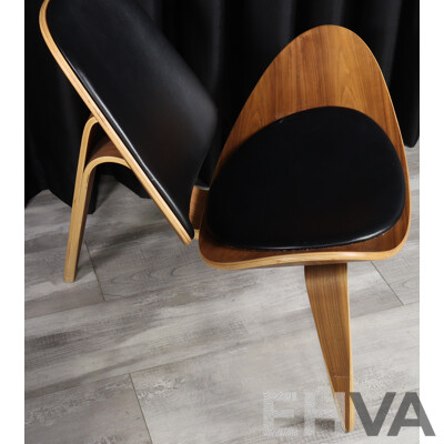 Hans Wegner Style Shell Chair by Matt Blatt