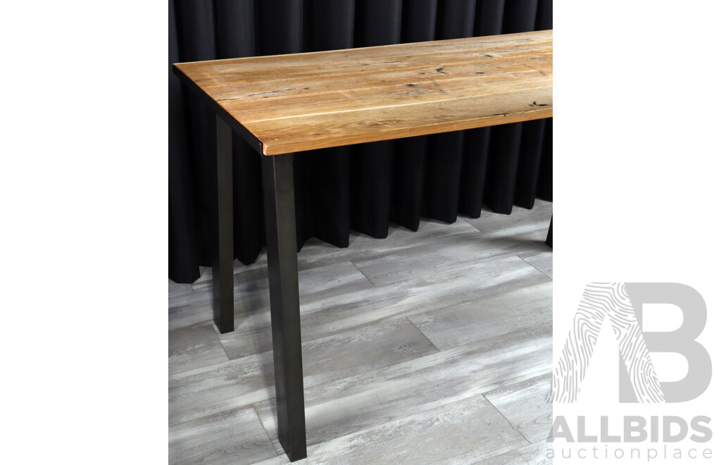 Modern Timber Top Bar Table