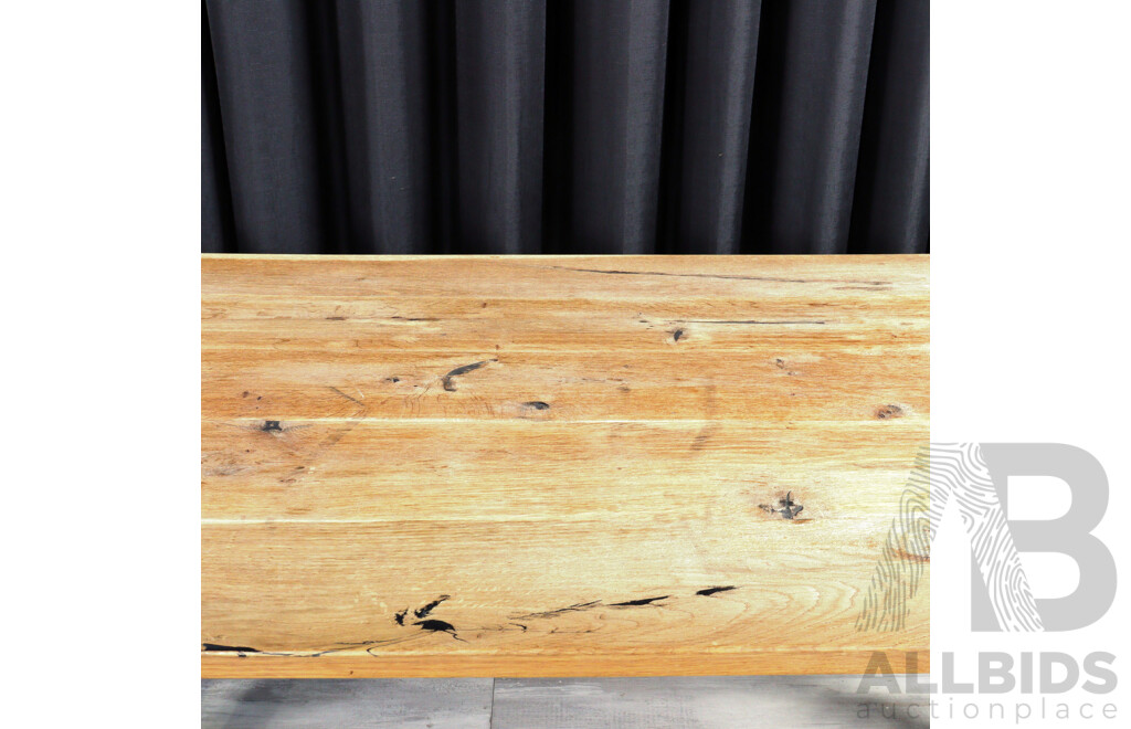 Modern Timber Top Bar Table