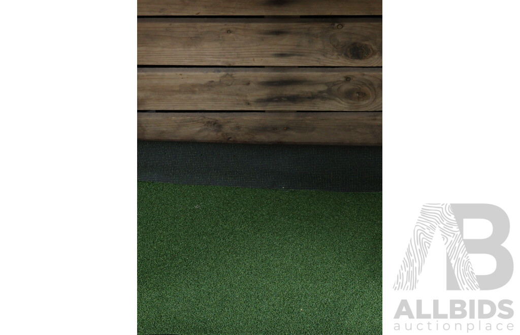 Rustic Open Timber Shelves on Castors
