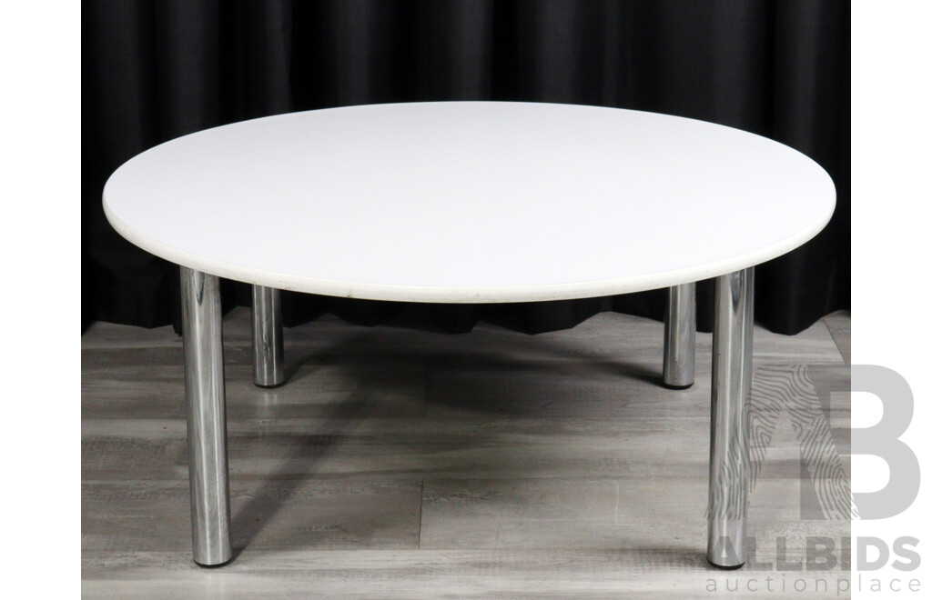 White Painted Top Coffee Table