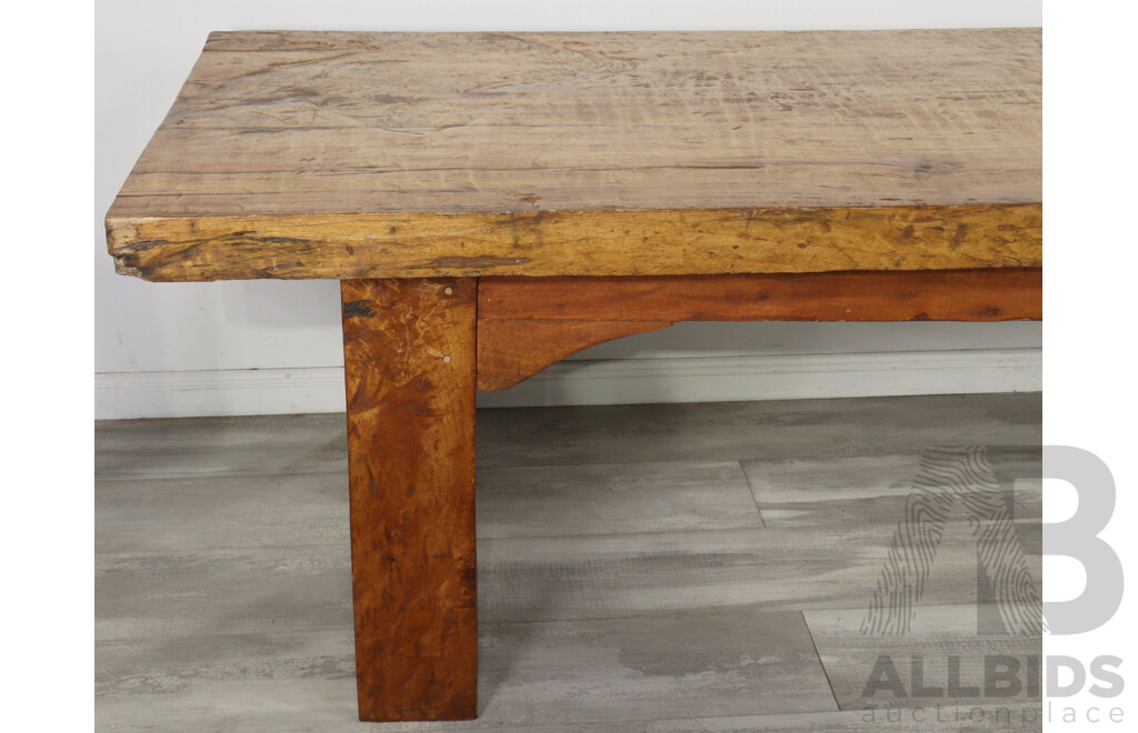 Large Rustic River Gum Banquet Table