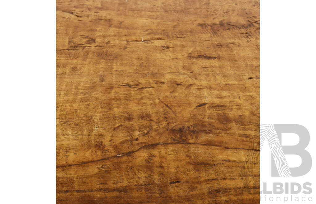 Large Rustic River Gum Banquet Table