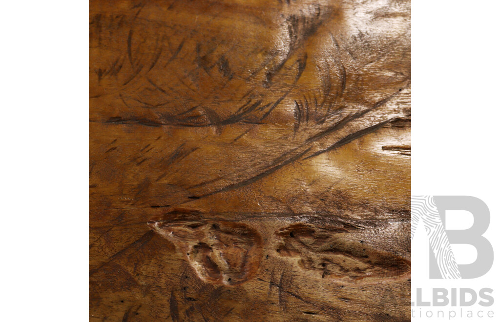 Large Rustic River Gum Banquet Table