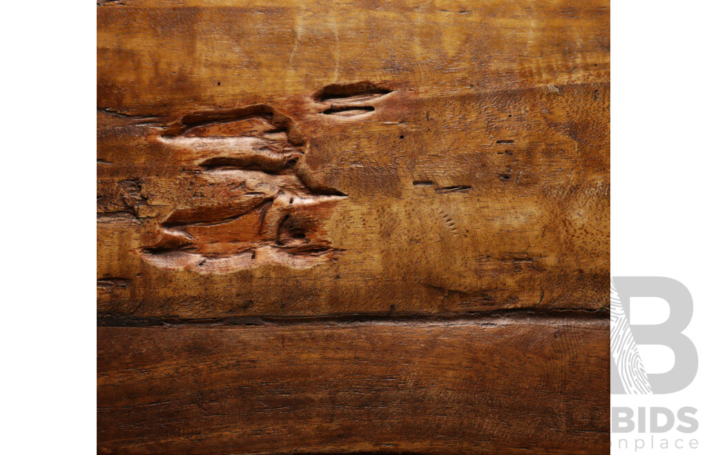 Large Rustic River Gum Banquet Table