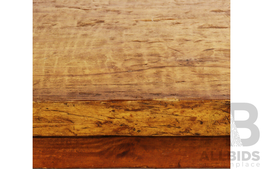 Large Rustic River Gum Banquet Table