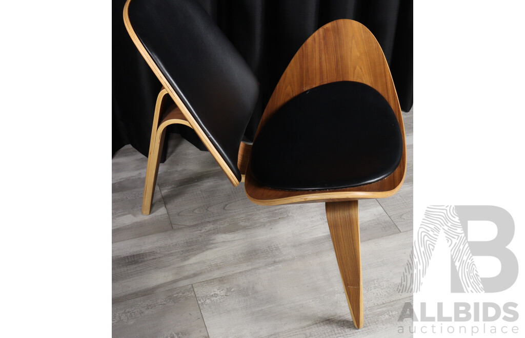 Hans Wegner Style Shell Chair by Matt Blatt