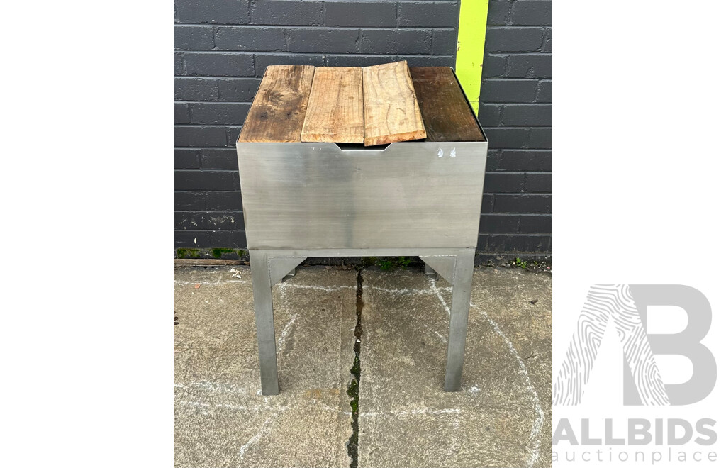 Modern Aluminium Framed Butchers Block