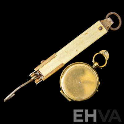 Antique Lawrence & Mayo, London, The Starlight Compass Along with Hill Birmingham Zero Pocket Scales