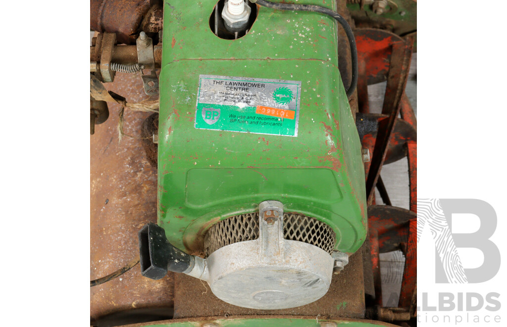 Vintage Qualcast Commodore Reel Four Stroke Lawnmower
