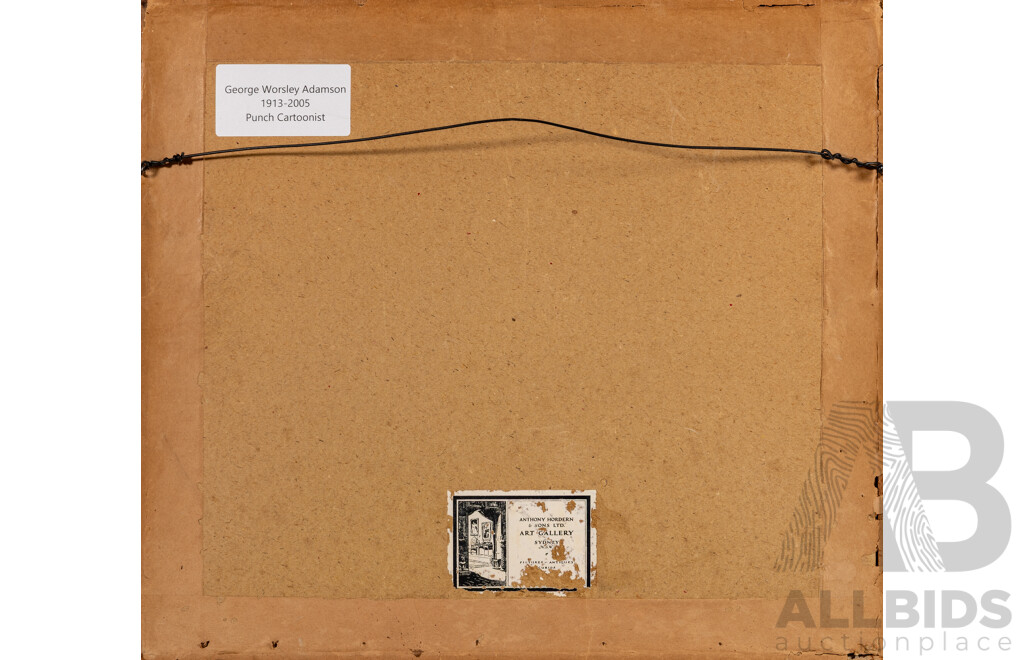 George Worsley Adamson, (20th Century, American-British, 1913-2005), Durham Cathedral (1936), (Almost Antique) Aquatint, 50 x 56 cm (frame)