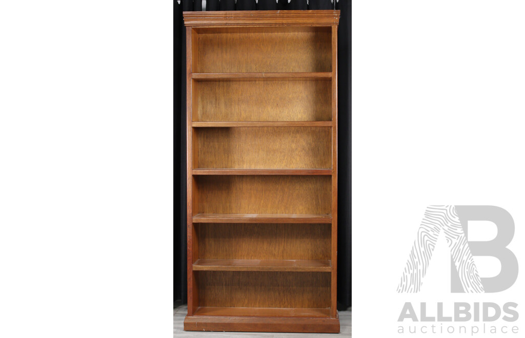 Hardwood Open Bookcase