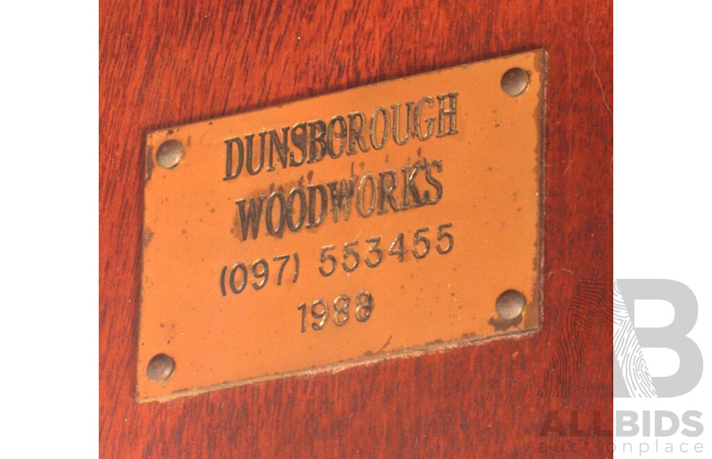 Solid Jarrah Five Piece Dining Suite by Dunsborough Woodworks