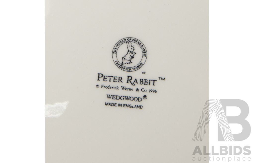 Collection Hand Made English Children's Dinnerware Including Wedgwood Peter Rabbit, Royal Doulton Bunnykins and More