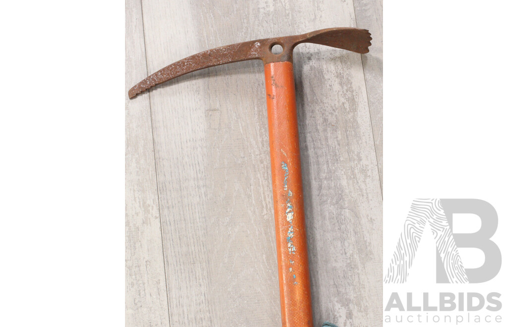 Pair of Vintage Ski Poles by Liljedahl and an Ice Pick