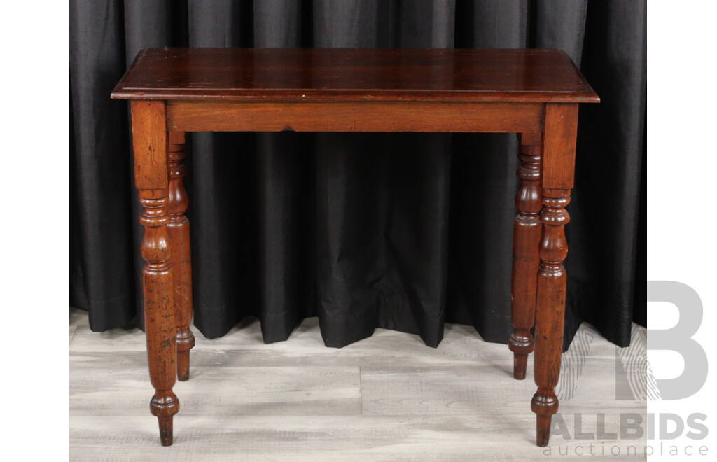 Late Victorian Cedar Hall Table