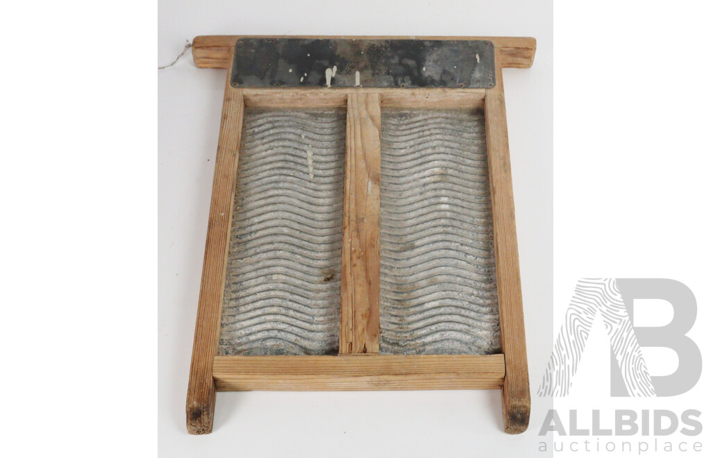 Vintage Timber Framed Wash Board
