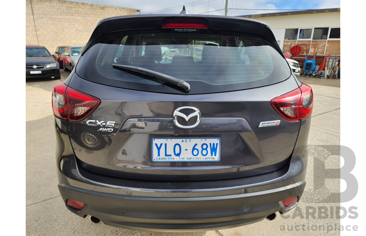 8/2016 Mazda Cx-5 GT (4x4) MY15 4d Wagon Grey 2.2L
