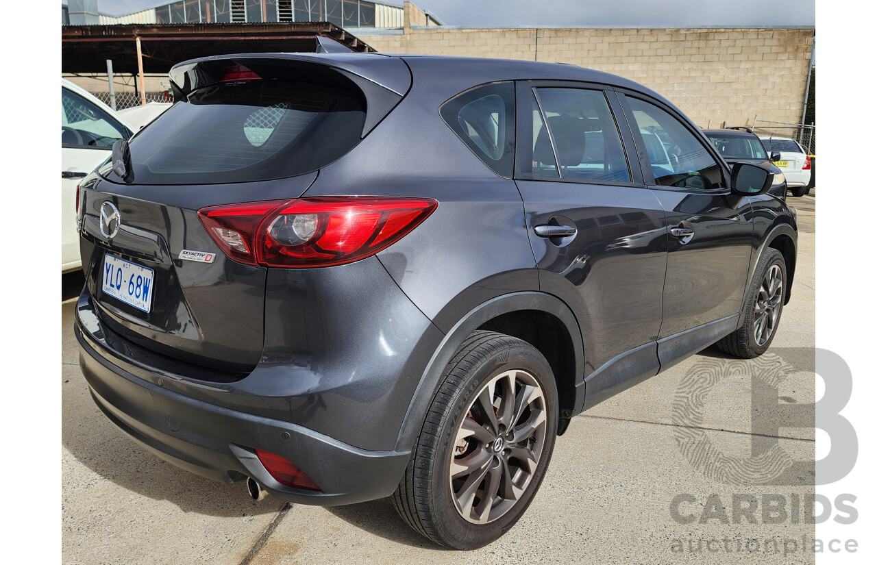 8/2016 Mazda Cx-5 GT (4x4) MY15 4d Wagon Grey 2.2L