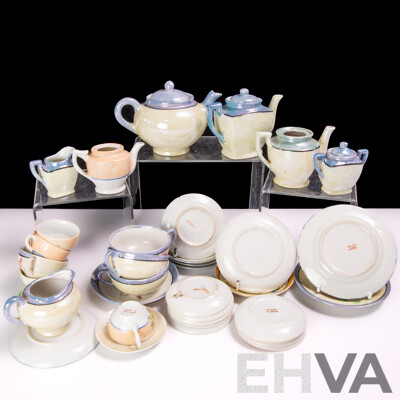 Collection 36 Vintage Japanese Miniature Pieces Tea Ware