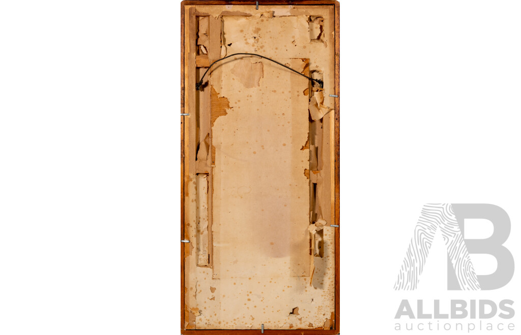 Artist Unknown (Early 20th Century, Chinese School), Working on the Fields, Lovely Hand Embroidered Long Stitch Silk Thread on Silk Panel, 58.5 x 28 cm (frame)