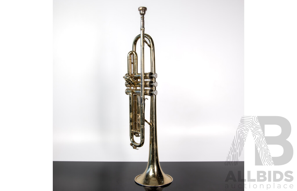 Vintage Brass Trumpet by Lisner
