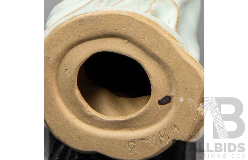 Collection of Three Glazed Terracotta Chinese Figures