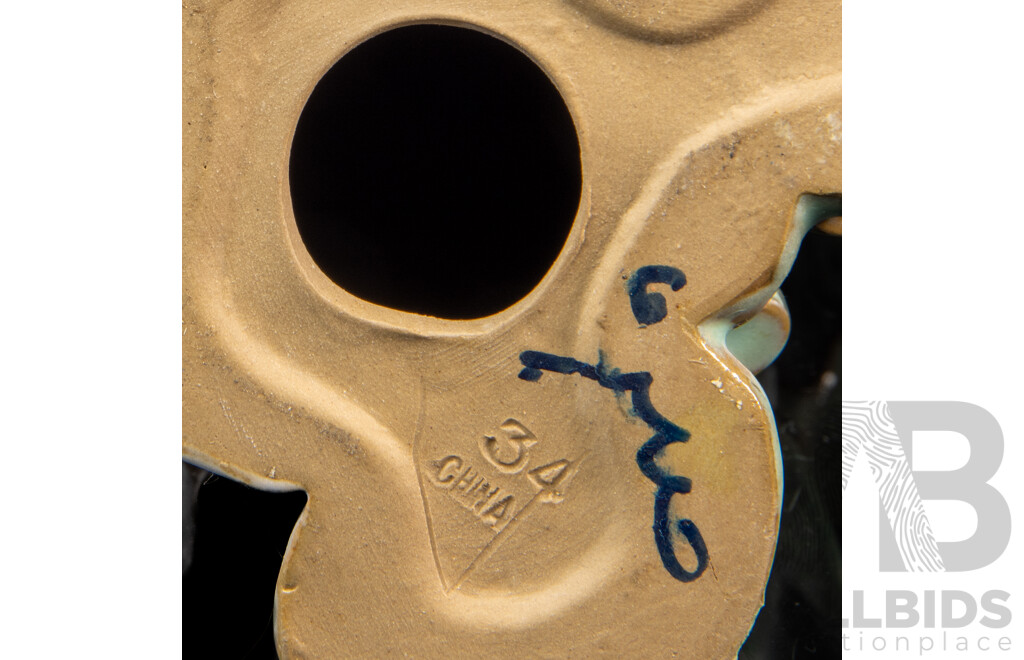 Collection of Three Glazed Terracotta Chinese Figures