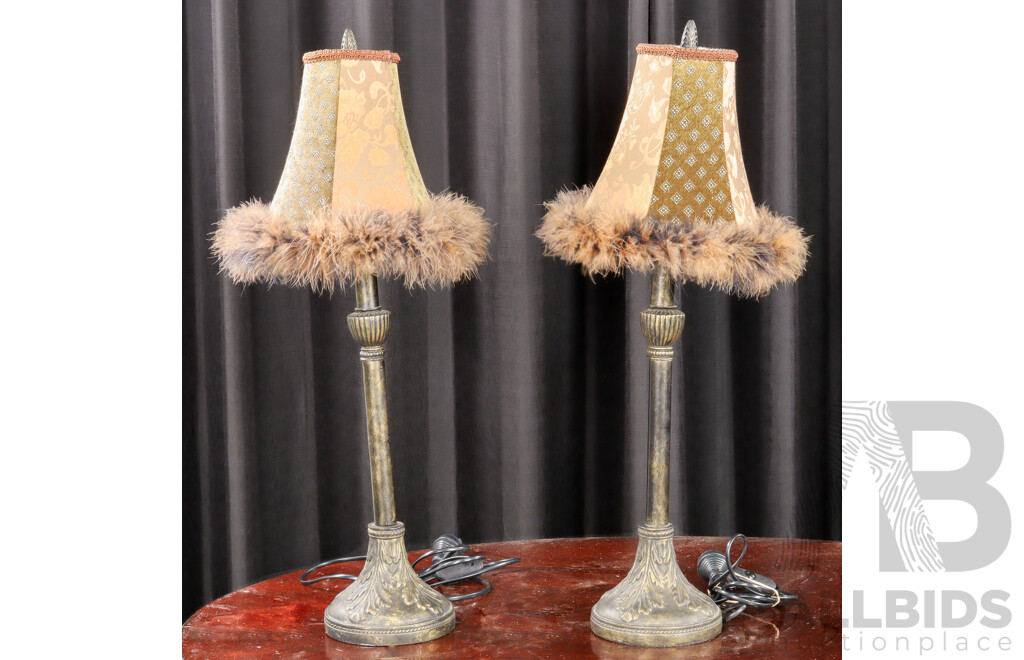 Pair of French Style Table Lamps
