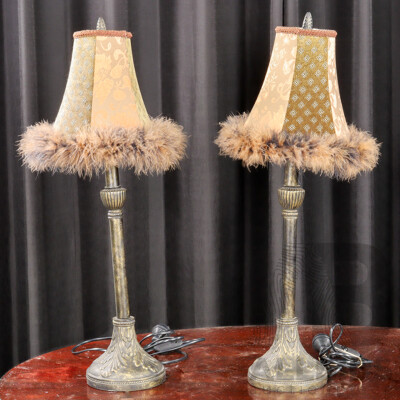 Pair of French Style Table Lamps