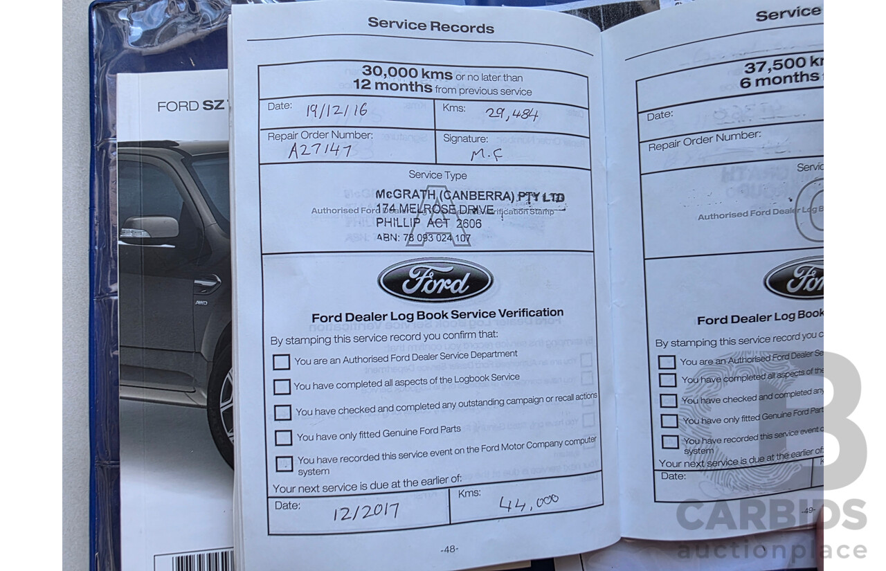 9/2014 Ford Territory TX (rwd) SZ 4d Wagon White 2.7L