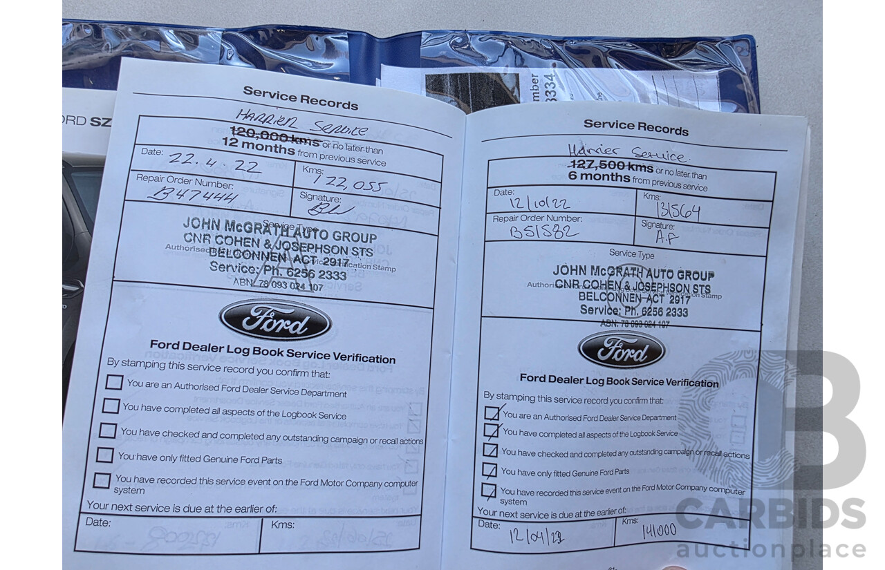9/2014 Ford Territory TX (rwd) SZ 4d Wagon White 2.7L